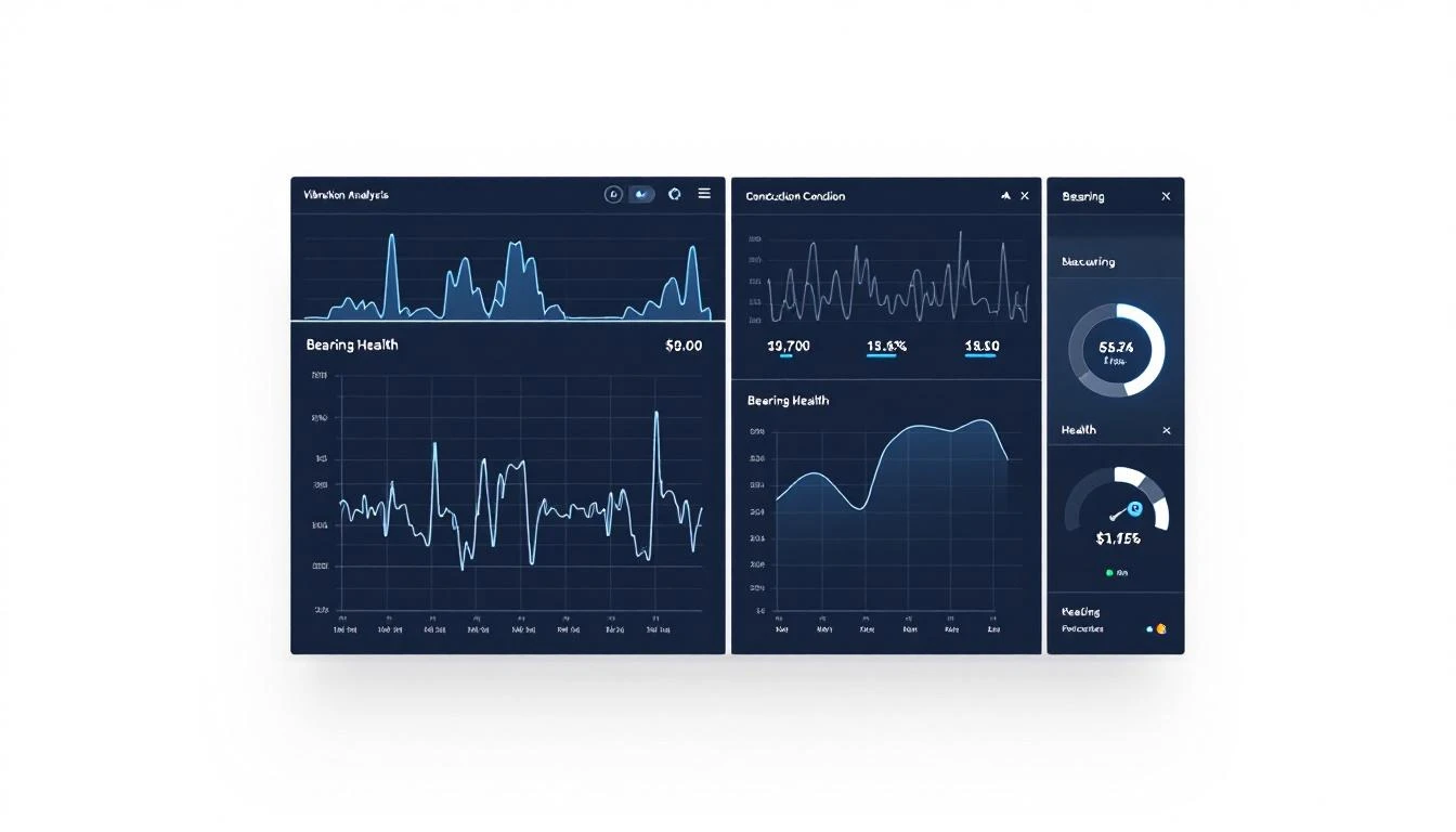 Condition monitoring dashboard with vibration analysis
