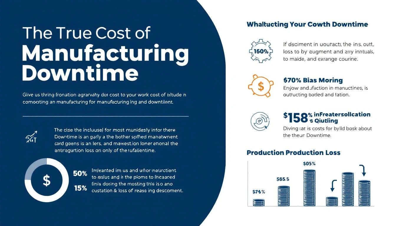 The true cost of manufacturing downtime with financial impact analysis