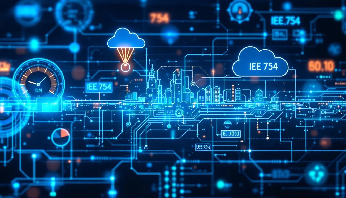 IEEE 754 floating point data flowing through an industrial data pipeline