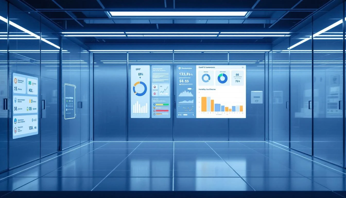 Pharmaceutical clean room with IoT sensors monitoring environmental conditions