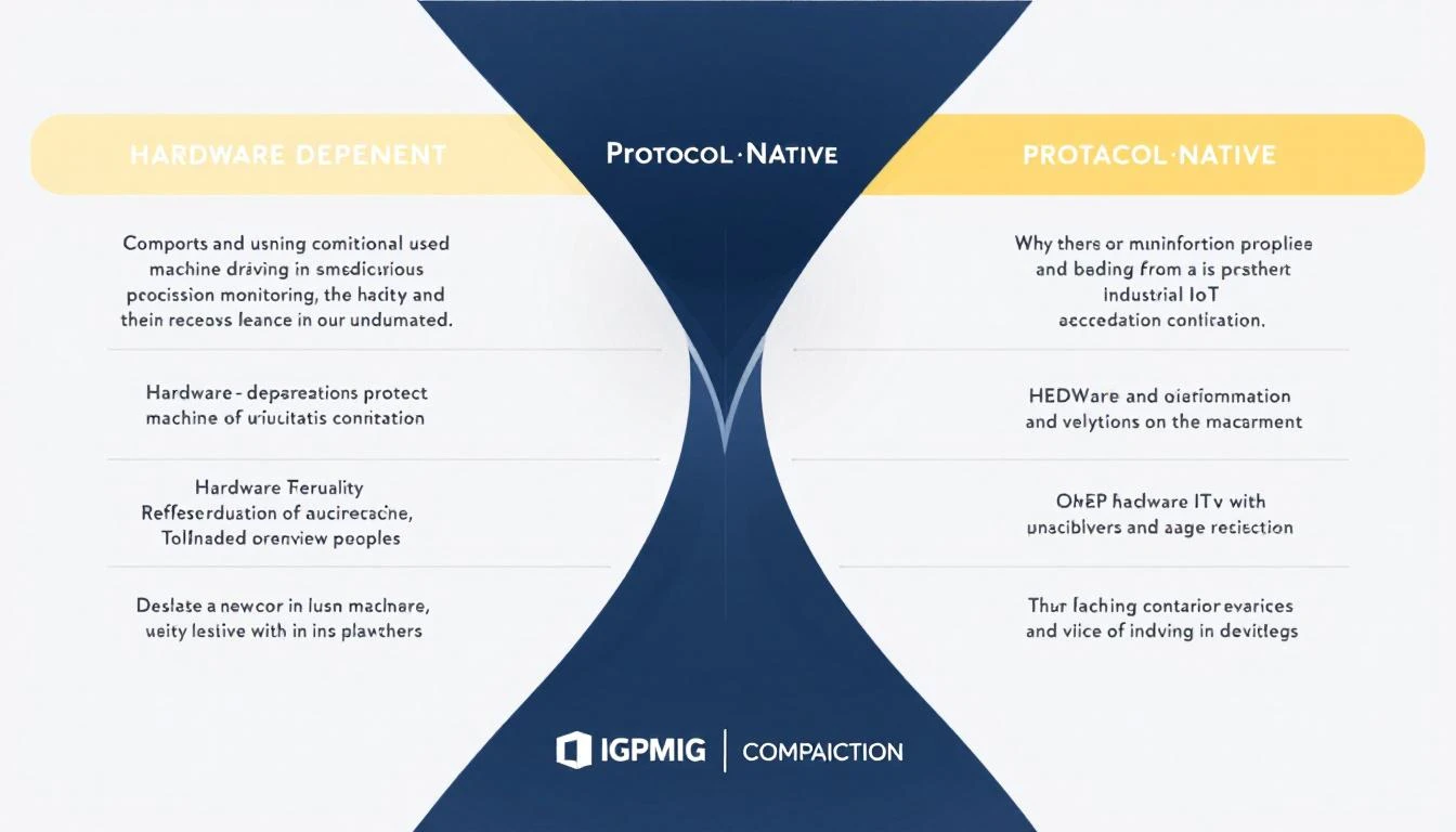 Hardware sensors vs protocol-native IIoT approaches