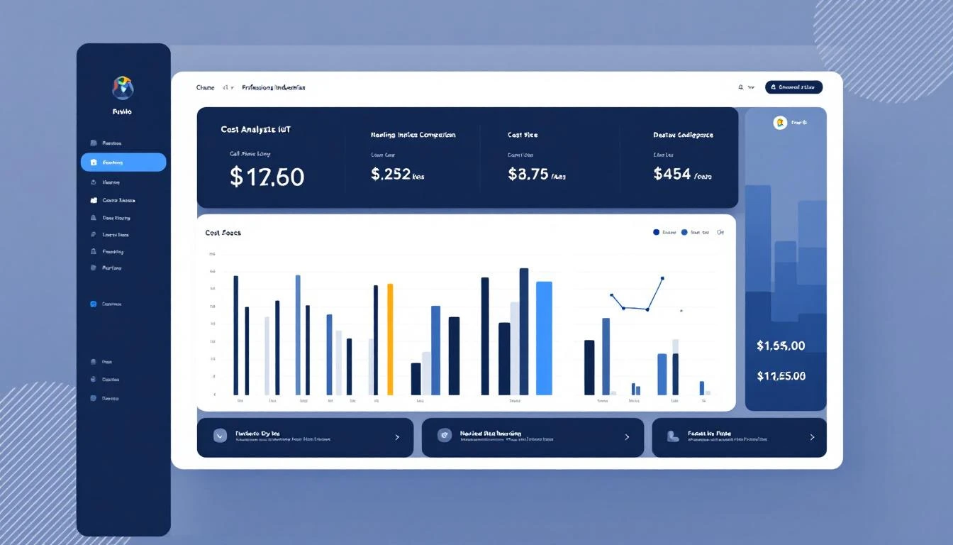 IoTFlows pricing comparison dashboard