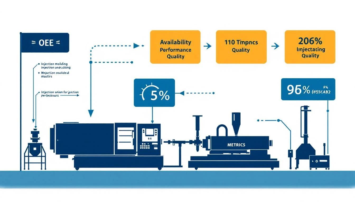 OEE calculation framework for plastics manufacturing