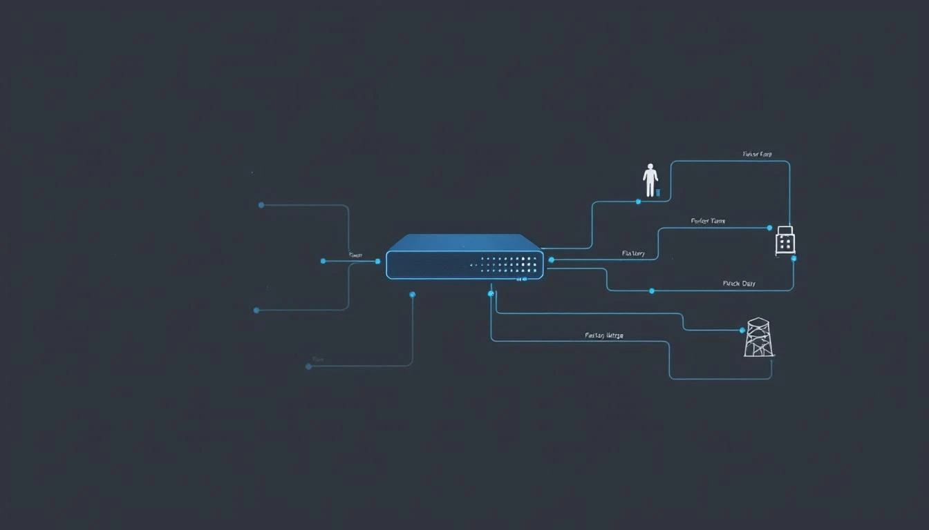 Edge gateway architecture connecting factory machines to the cloud