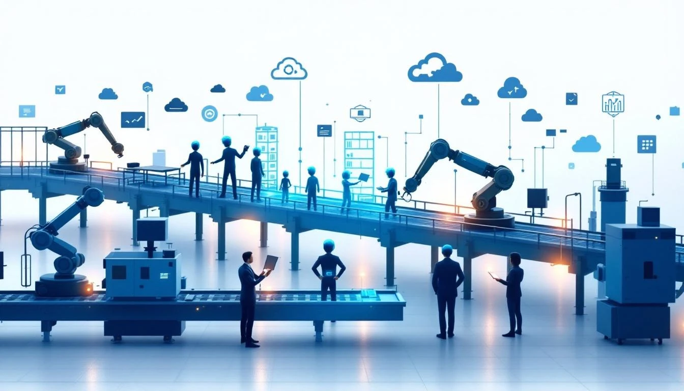 Smart factory digital transformation journey with connected systems