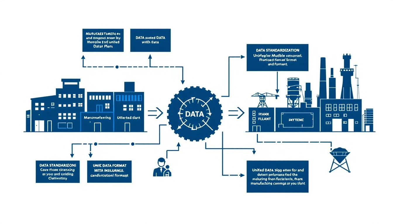 Data standardization across multiple manufacturing plants