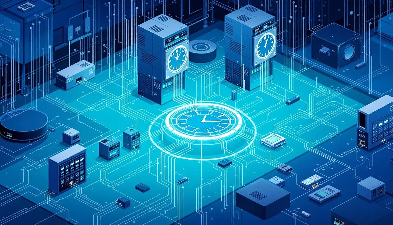 Time synchronization across industrial IoT devices